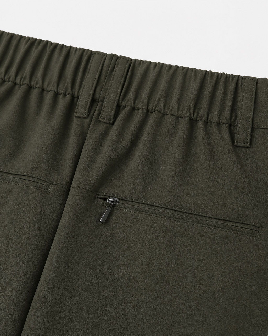 Pantalon Structuré Kaki