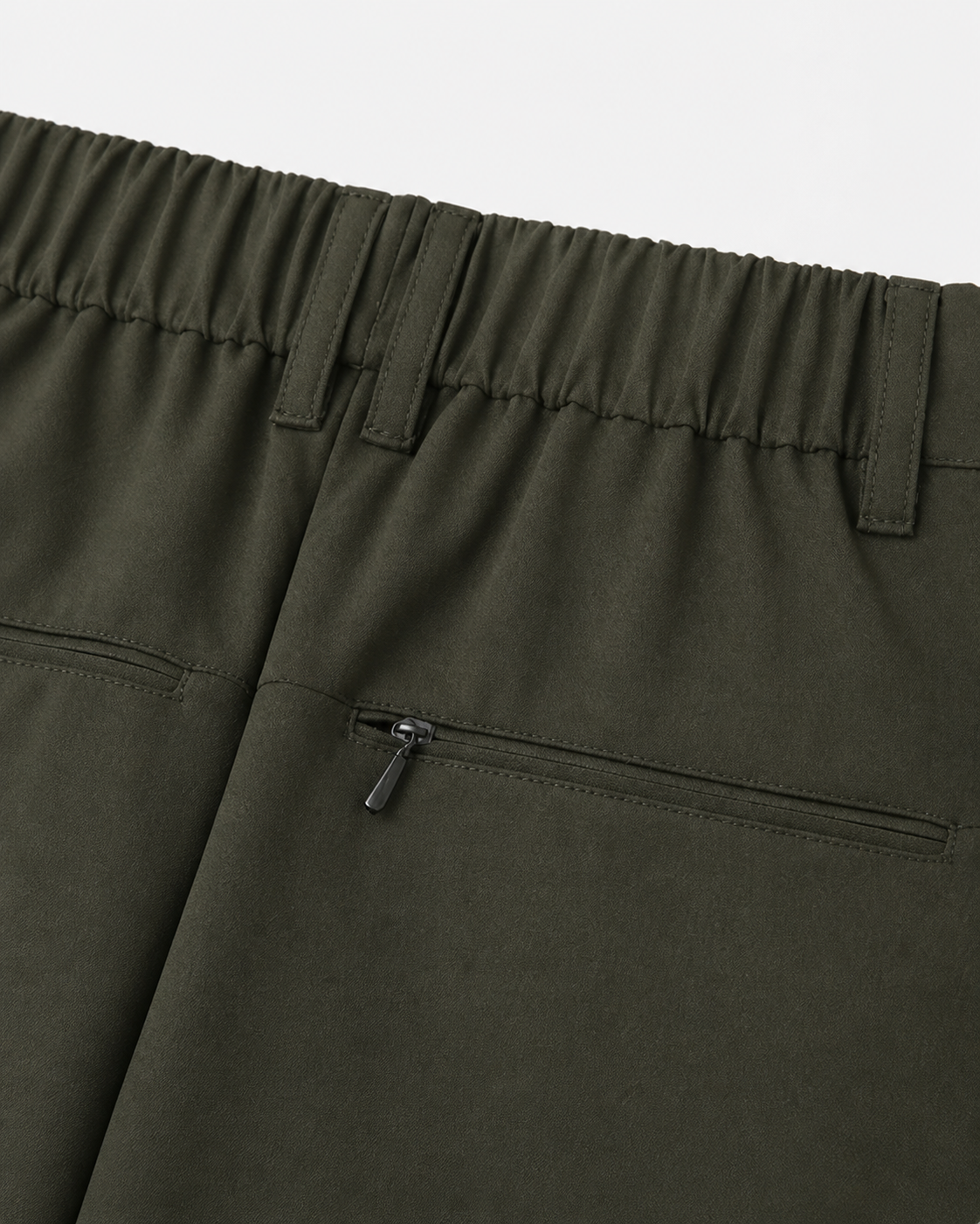 Pantalon Structuré Kaki
