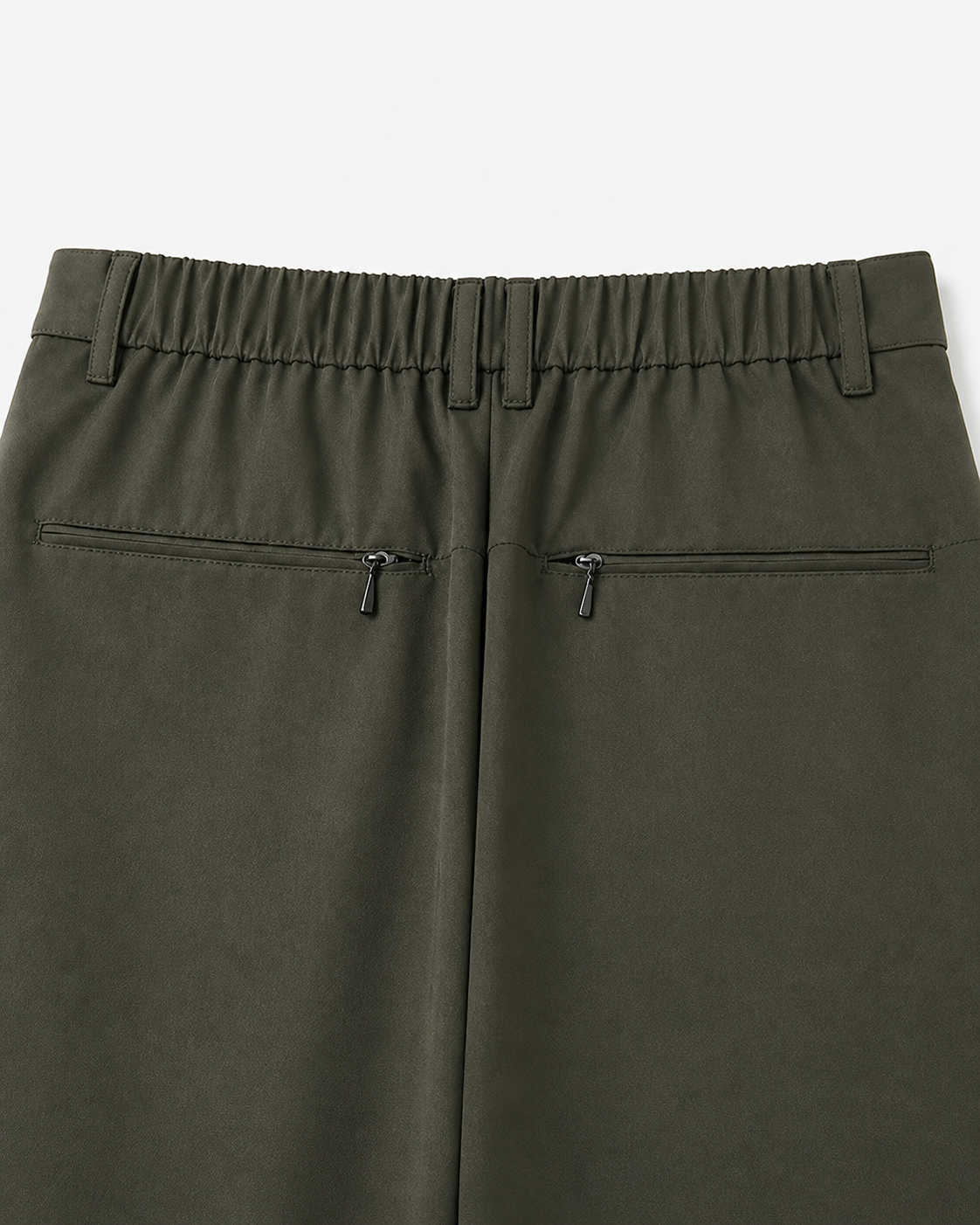 Pantalon Structuré Kaki