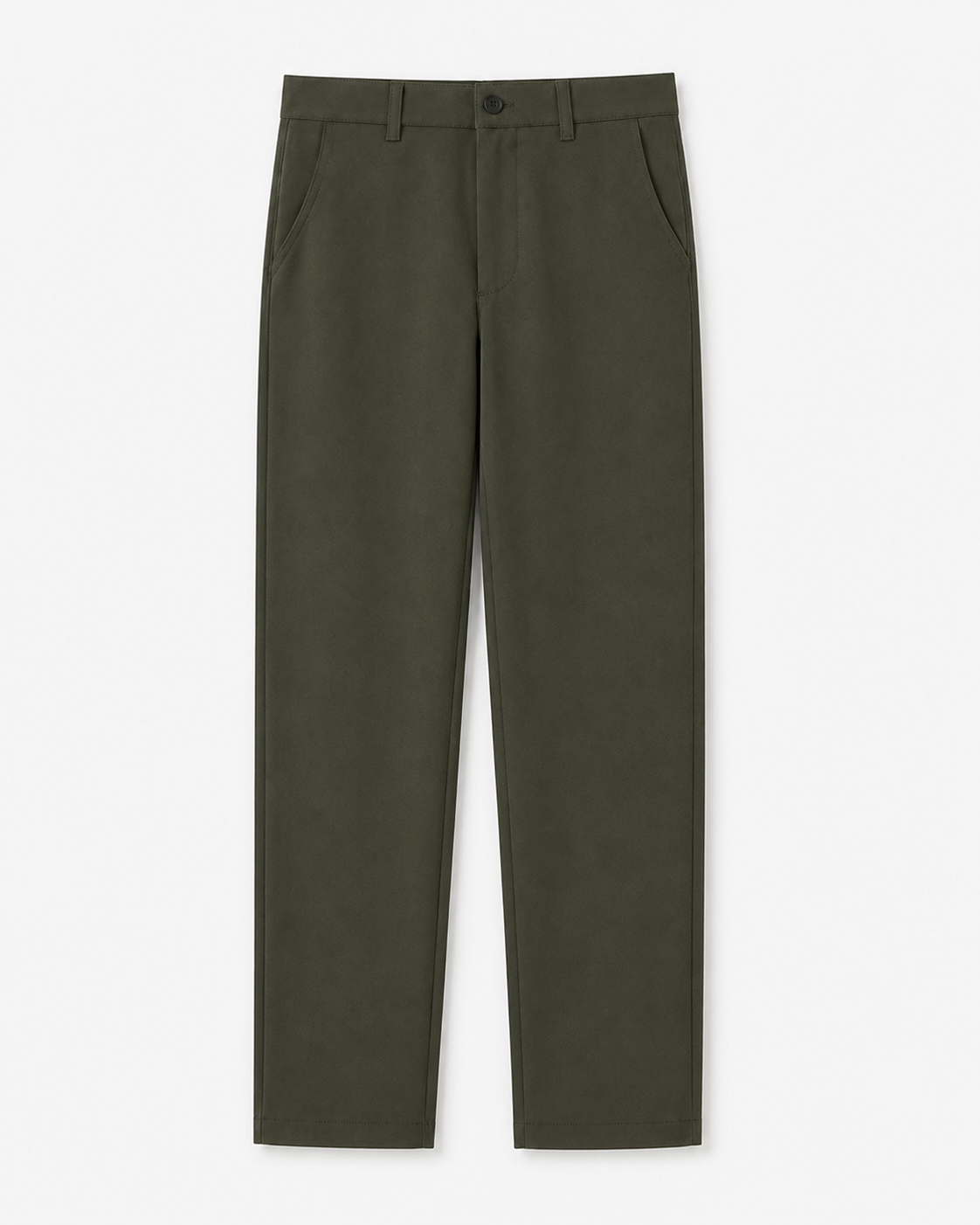 Pantalon Structuré Kaki