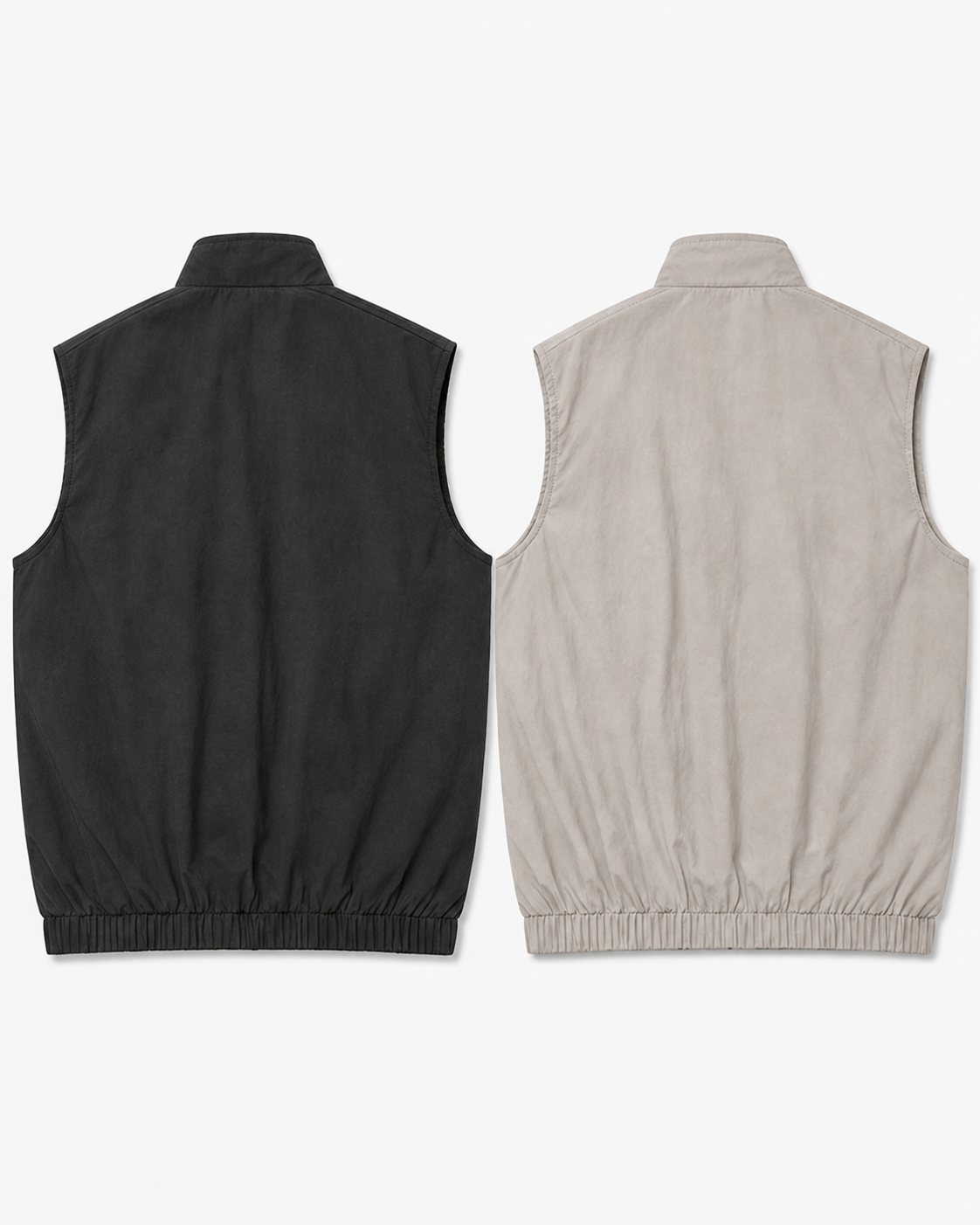 Veste Réversible Gris/Sable