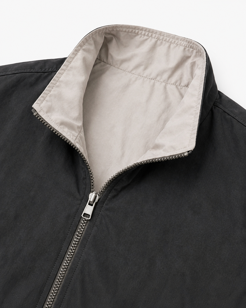 Veste Réversible Gris/Sable