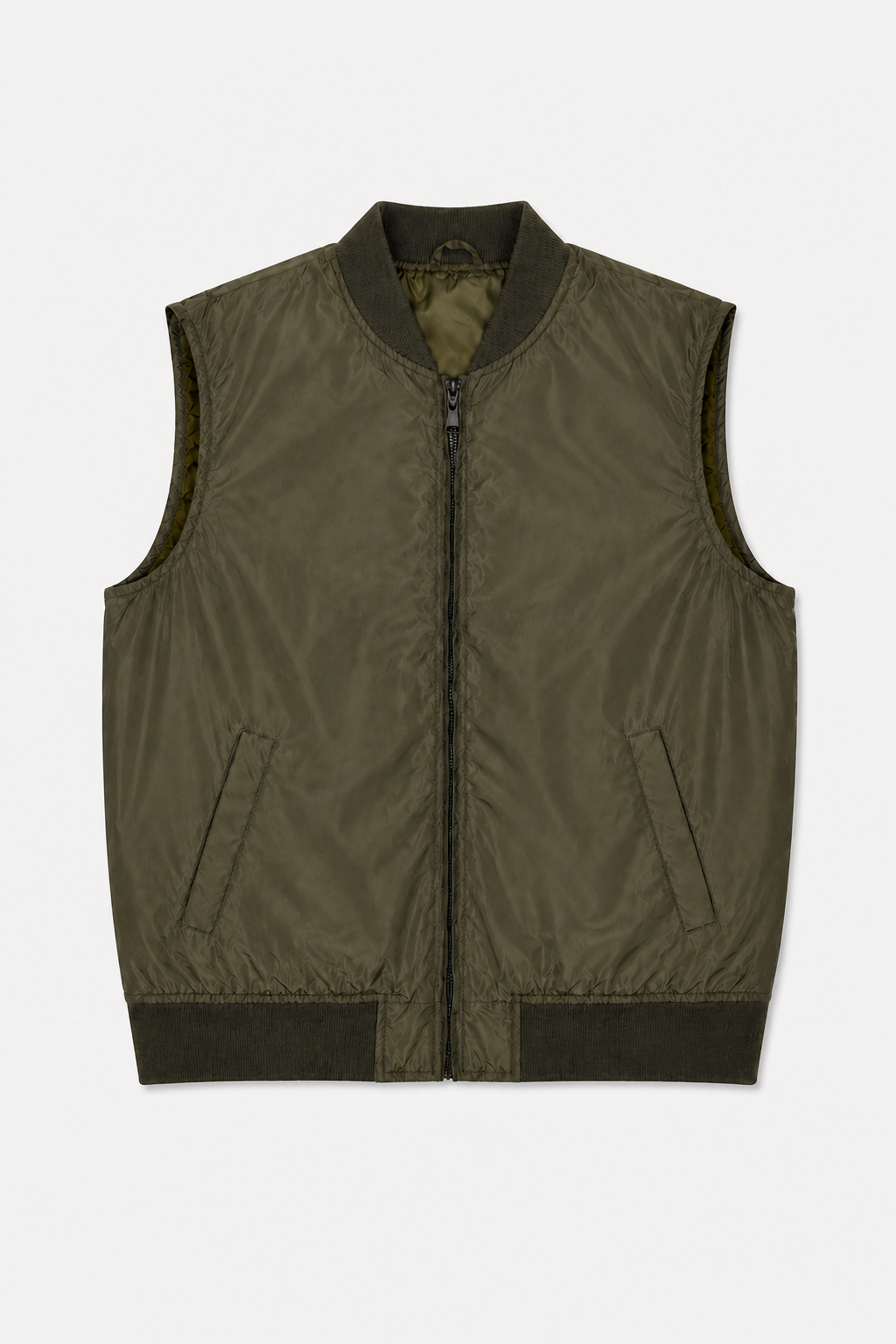 Veste Sans Manches Kaki
