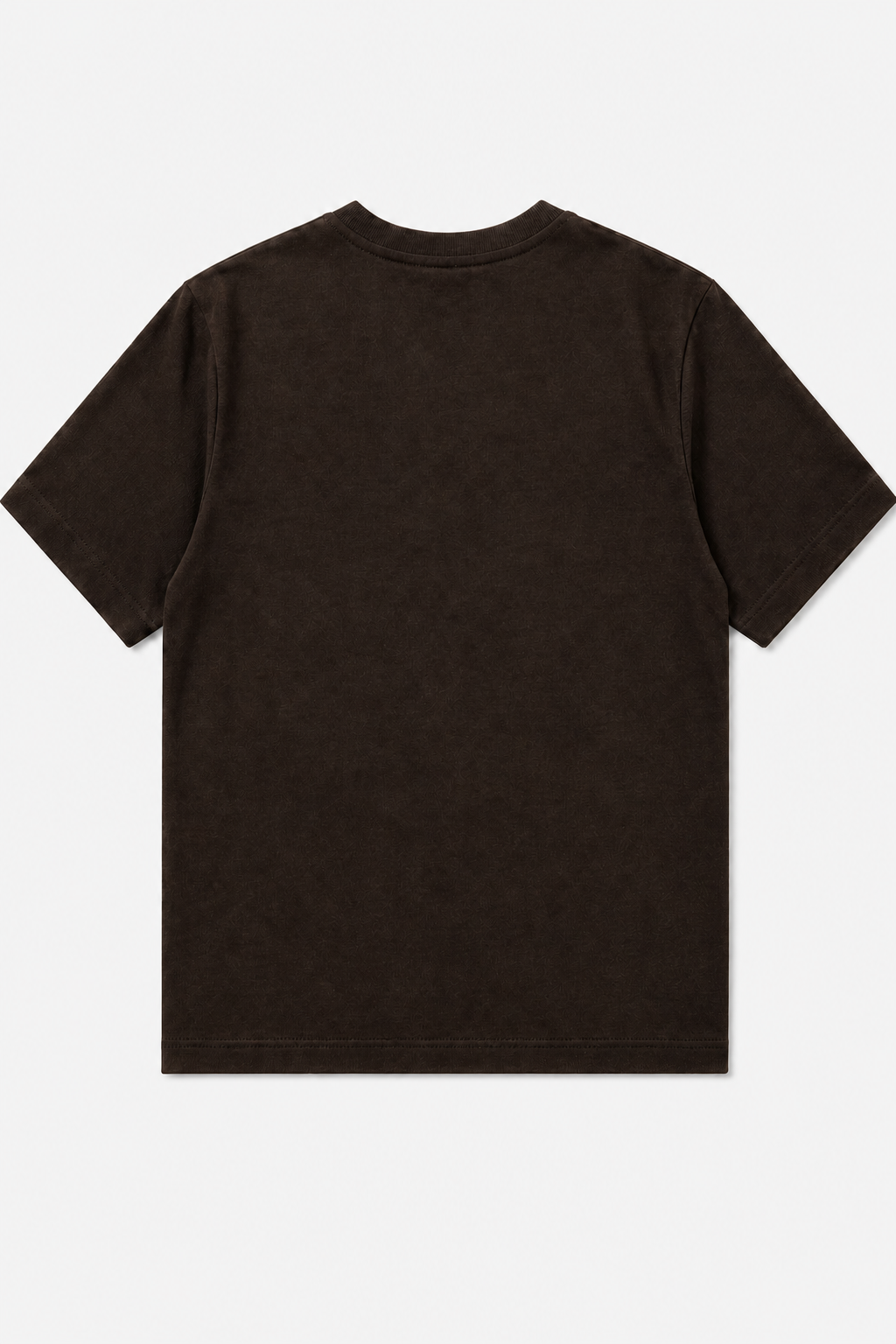 T-shirt Col Rond Marron