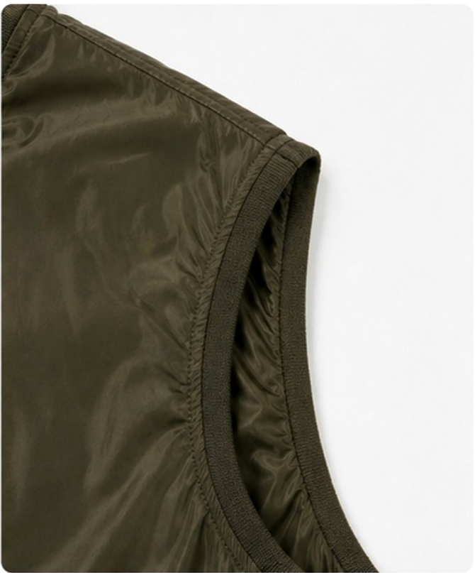 Veste Sans Manches Kaki