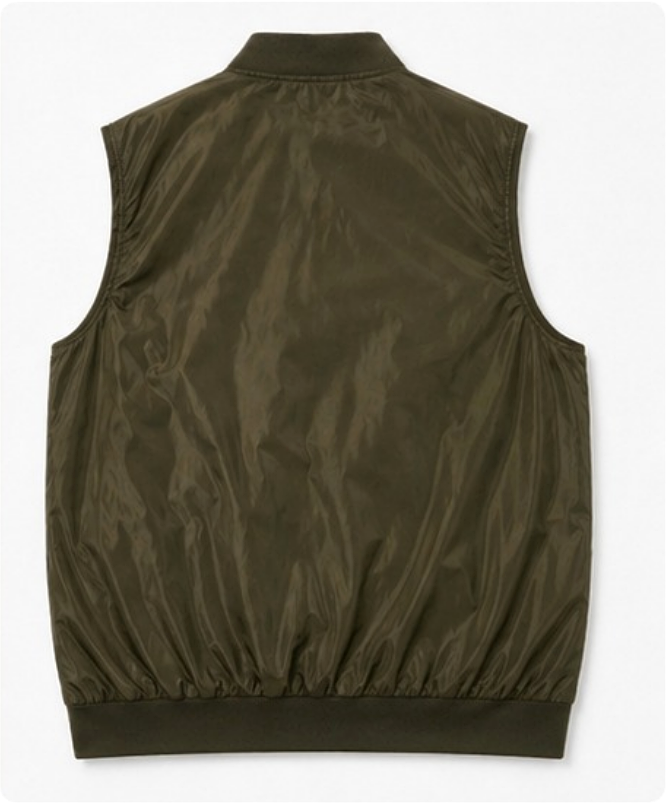 Veste Sans Manches Kaki